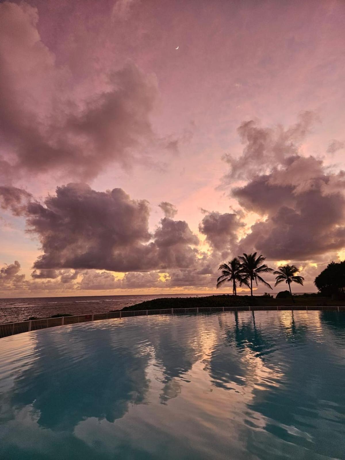 Guadeloupe- Saint-Francois- Residence Anse Des Rochers - Appartement Quart De Villa Etage - Vue Mer- 4 Personnes - Lit Bebe Sur Demande - Citerne Et Wifi Prives -Animaux Ok-Acces Plage Direct -Apnee Bien-Etre Experience Sur Demande Avec Instructeur A Eksteriør billede