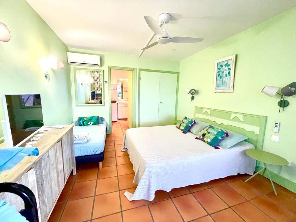 Guadeloupe- Saint-Francois- Residence Anse Des Rochers - Appartement Quart De Villa Etage - Vue Mer- 4 Personnes - Lit Bebe Sur Demande - Citerne Et Wifi Prives -Animaux Ok-Acces Plage Direct -Apnee Bien-Etre Experience Sur Demande Avec Instructeur A Eksteriør billede