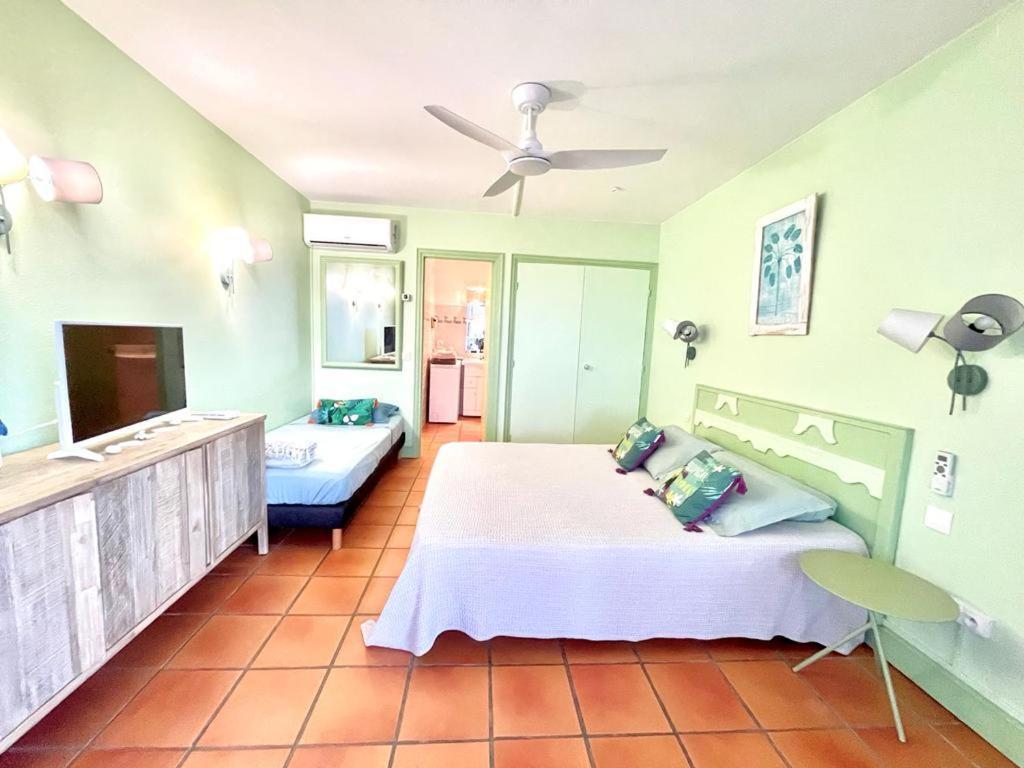 Guadeloupe- Saint-Francois- Residence Anse Des Rochers - Appartement Quart De Villa Etage - Vue Mer- 4 Personnes - Lit Bebe Sur Demande - Citerne Et Wifi Prives -Animaux Ok-Acces Plage Direct -Apnee Bien-Etre Experience Sur Demande Avec Instructeur A Eksteriør billede