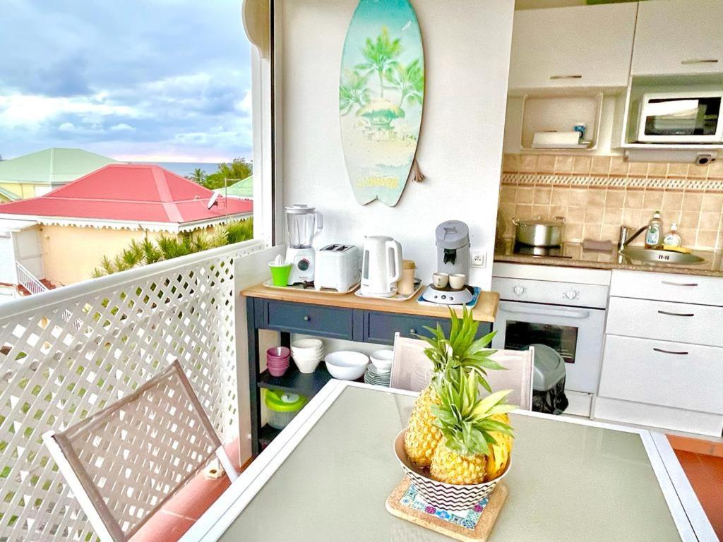 Guadeloupe- Saint-Francois- Residence Anse Des Rochers - Appartement Quart De Villa Etage - Vue Mer- 4 Personnes - Lit Bebe Sur Demande - Citerne Et Wifi Prives -Animaux Ok-Acces Plage Direct -Apnee Bien-Etre Experience Sur Demande Avec Instructeur A Eksteriør billede