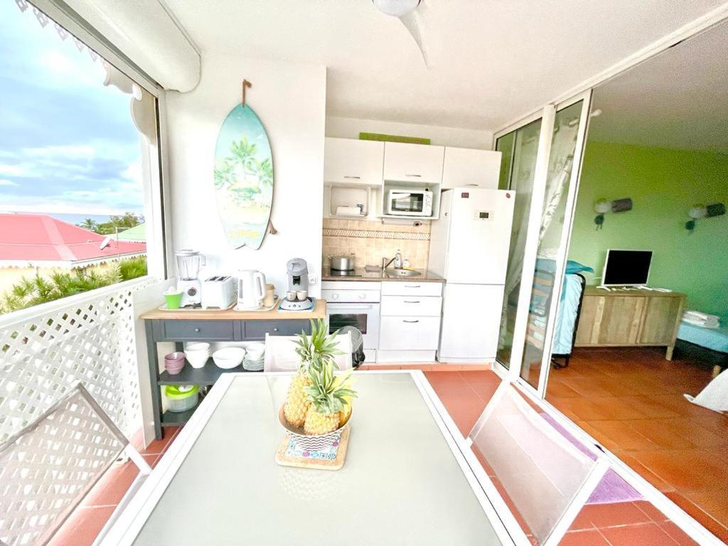 Guadeloupe- Saint-Francois- Residence Anse Des Rochers - Appartement Quart De Villa Etage - Vue Mer- 4 Personnes - Lit Bebe Sur Demande - Citerne Et Wifi Prives -Animaux Ok-Acces Plage Direct -Apnee Bien-Etre Experience Sur Demande Avec Instructeur A Eksteriør billede
